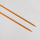 Спицы для вязания, прямые, d = 2,5 мм, 35 см, 2 шт - Фото 3