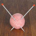 Спицы для вязания, прямые, наконечник, тефлоновое покрытие, d=8мм, 35см, 2шт - Фото 1