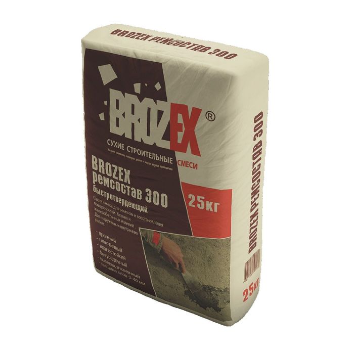 Сухая смесь для ремонта и восстановления бетона и железобетонны[ изделий Brozex 