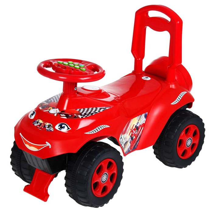 Толокар «Автошка», с музыкальным рулём - Фото 1