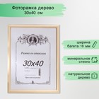 Фоторамка для фото 30×40 см «Некрашеная», дерево - Фото 1