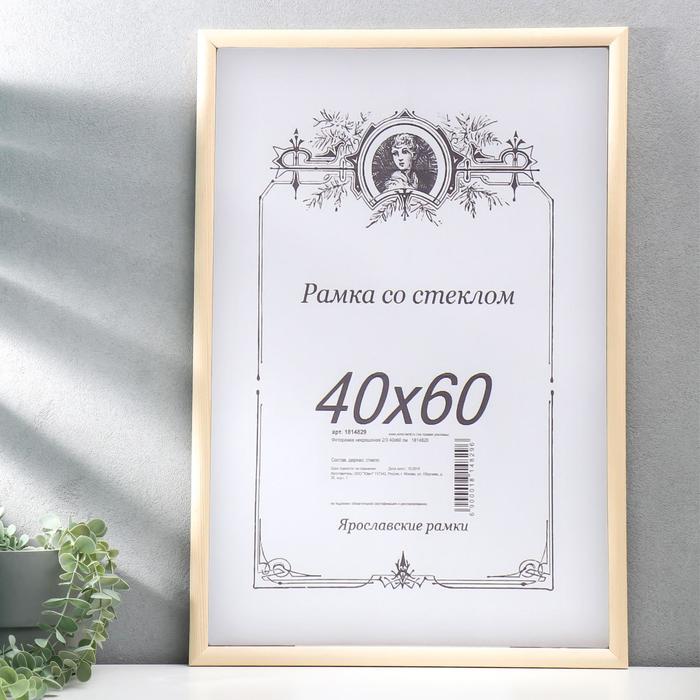 Фоторамка некрашеная 2/3 40х60 см - Фото 1