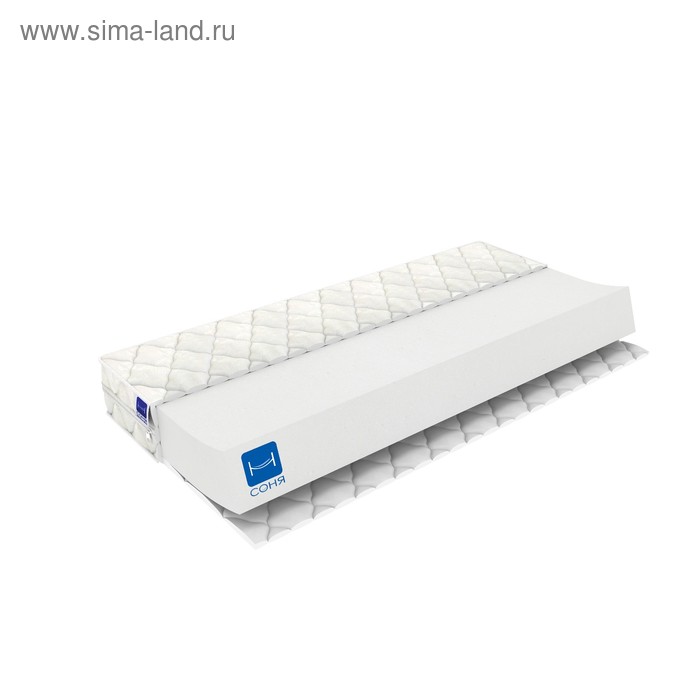 Матрас Пушинка размер 80х195 смвысота 12 см Чехол Жаккард 4635₽