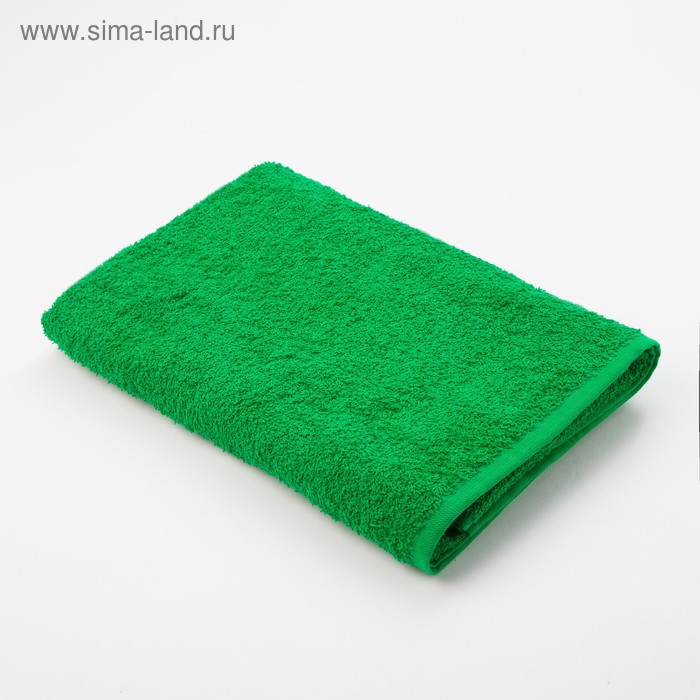 Полотенце махровое «Экономь и Я», размер 70х130 см, цвет зелёное яблоко - Фото 1