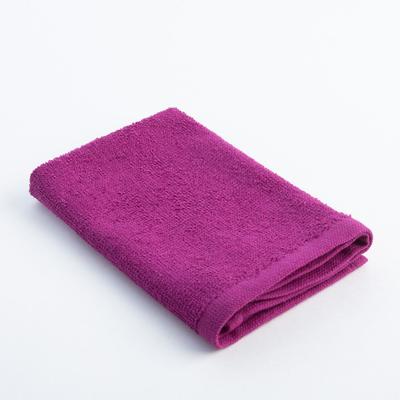Полотенце махровое Экономь и Я 30х30 см, цв. фуксия, 340 г/м²