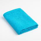 Полотенце махровое «Экономь и Я» 30х30 см, цвет голубой - Фото 1