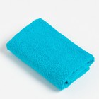 Полотенце махровое Экономь и Я 30х60 см, цв. голубой, 100% хл, 320 г/м² - Фото 1