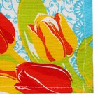 Салфетка "Доляна" Тюльпаны/вид 2, 30х30 см, рогожка 162 г/м2 - Фото 3