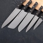Набор ножей Samura HARAKIRI, 5 шт, лезвие: 9,9 см, 15 см, 16,1 см, 16,5 см, 18,5 см, чёрная рукоять - Фото 2