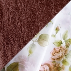 Комплект штор для кухни Прованс шоколад тергалет 290х165, вуаль цвет Микс ш290*в160,п/э - Фото 2