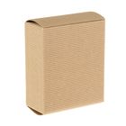 Коробка крафт из рифлёного картона, 13 х 11 х 5 см - Фото 1