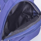 Рюкзак детский, 2 отдела на молнии, наружный карман, цвет синий - Фото 5
