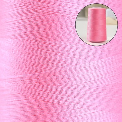 Нитки 50/2, №140, 5000 м, цвет розовый №1157