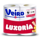 Туалетная бумага Linia VEIRO Luxoria 3сл. 4шт. - фото 297829287