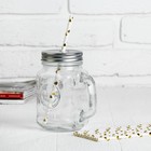 Трубочка для коктейля «Сердечки», набор 12 шт., цвет золотой - Фото 2