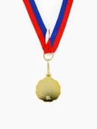 Медаль под нанесение золото 060 диаметр 3.2 см, с лентой - Фото 4