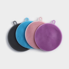 Губка для посуды Доляна, 11×11×1 см, силиконовая, МИКС - Фото 6