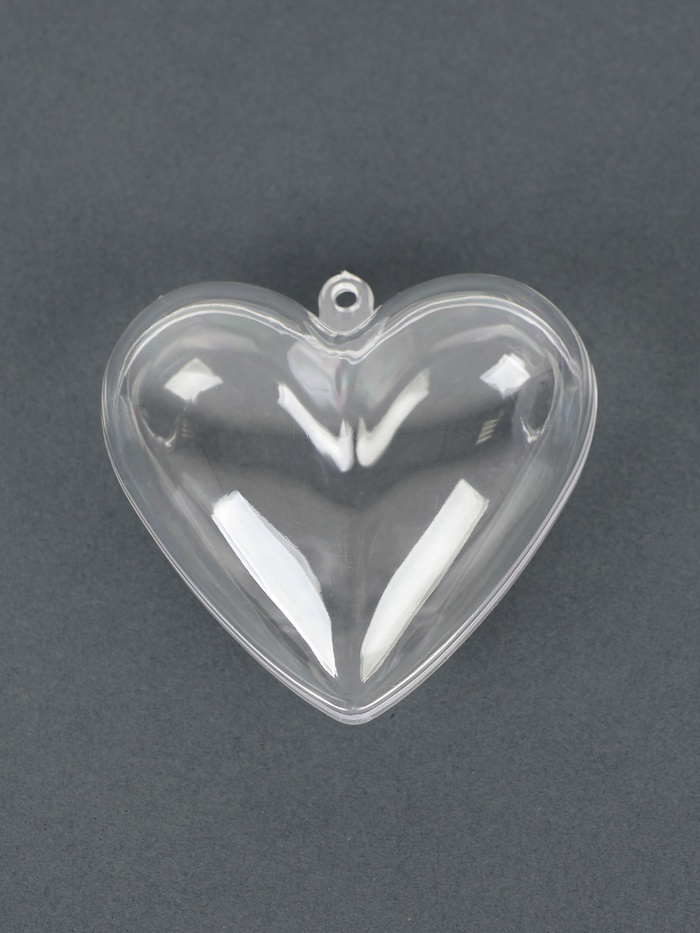 Заготовка-подвеска, раздельные части «Сердце», размер собранной фигуры — 9.7×9.8×5.5 см - Фото 1