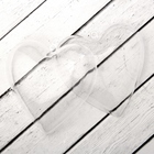 Заготовка-подвеска, раздельные части «Сердце», размер собранной фигуры — 10 × 9 × 5 см - Фото 2
