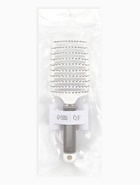 Расчёска массажная, с магнитом, прорезиненная ручка, 7.5×25.5 (±1) см, серая - Фото 5