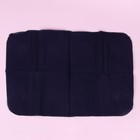 Подушка дорожная, надувная, 46 × 30 × 7,5 см, цвет синий - фото 8301833