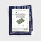 Подушка надувная, дорожная, 46×30×7.5 см, синяя - Фото 5