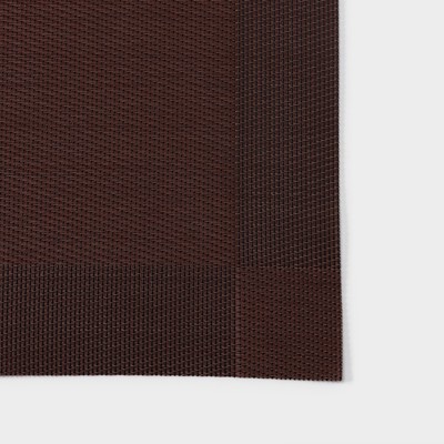 Салфетка сервировочная на стол Доляна «Шахматы», 45×30 см, коричневая