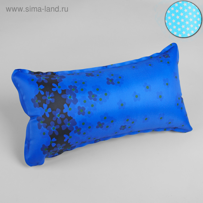 Подушка дорожная, с поролоном, 36 × 20 см, цвет МИКС - Фото 1
