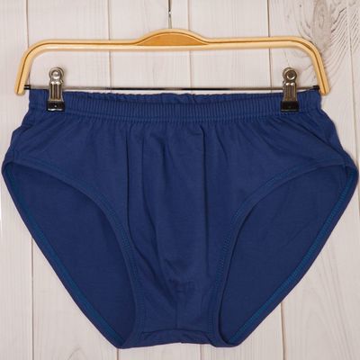 Трусы мужские слипы, цвет синий, размер 50