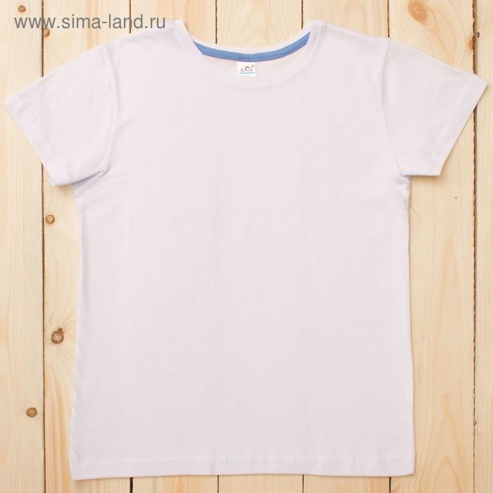 Футболка для девочки, рост 134-140 см (38), цвет белый - Фото 1