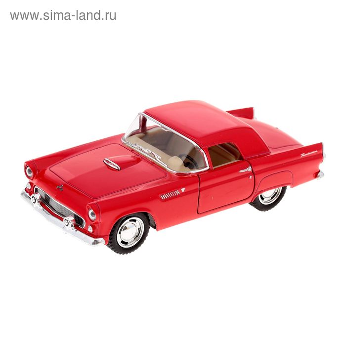 Машина металлическая Ford Thunderbird 1955, инерция, масштаб 1:36, МИКС - Фото 1