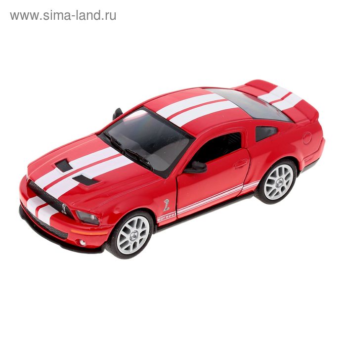 Машина металлическая SHELBY GT500 2007, инерция, масштаб 1:38, МИКС - Фото 1