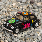 Машина металлическая Volkswagen Classical Beetle, инерция, масштаб 1:32 , МИКС - Фото 8