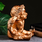 Фигура гипс «Ангел карапуз сидя», под бронзу, 19×22×24 см - Фото 3