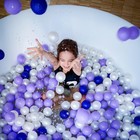 Шарики для сухого бассейна с рисунком, диаметр шара 7,5 см, набор 500 штук, цвет прозрачный - фото 8917278