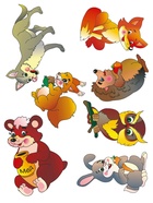 Трафарет - раскраска Calligrata, набор, 6 штук, для девочек - Фото 12