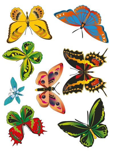 Трафарет - раскраска Calligrata, набор, 6 штук, для девочек