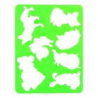 Набор трафарет - раскраска Calligrata, 6 шт.: транспорт, инструменты, космос, морские обитатели, животные Африки, листья, для мальчиков - Фото 2