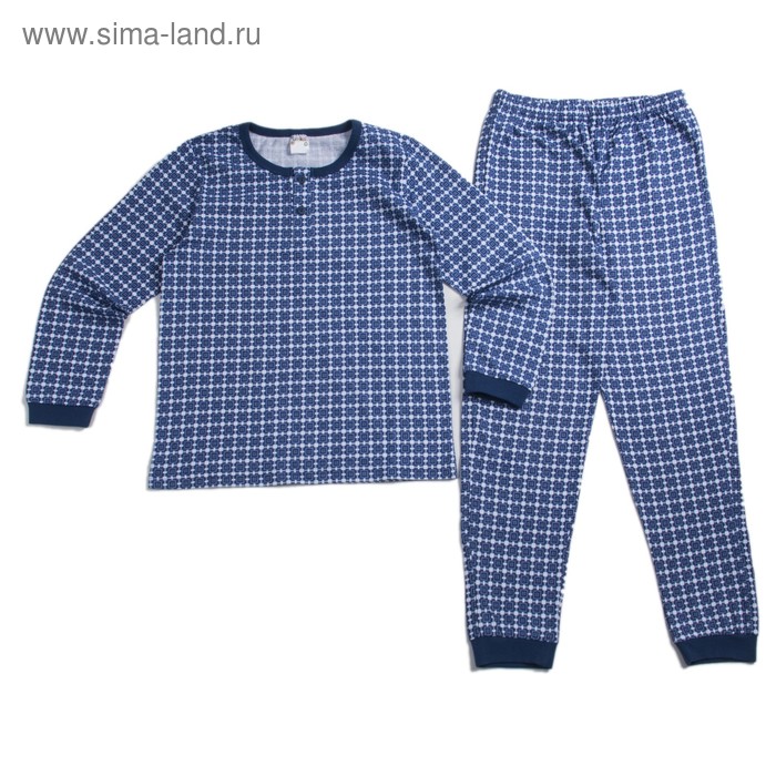 Пижама для мальчика, рост 122-128 см, цвет бирюзовый302-AZ - Фото 1