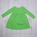 Платье с длинными рукавами для девочки, рост 92 см, цвет зелёный 748-AZ - Фото 6