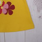 Платье с длинными рукавами для девочки, рост 80 см, цвет жёлтый 840-AZ_М - Фото 5
