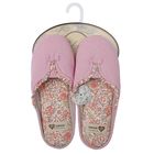 Тапочки домашние женские арт. 1808 W-SA  (пантолеты) (розовый) (р. 38) - Фото 4