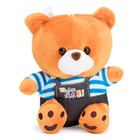 Мягкая игрушка «Медведь» в штанах и полосатой кофте, 20 см, МИКС - Фото 1