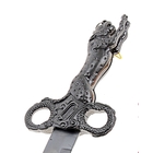 Сувенирное оружие кортик, на рукоятке пантера 32 см (металл) - Фото 3