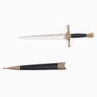 Макет оружия «Сувенирный кортик», витая рукоятка, на ножнах голова дракона, 35 см - Фото 3