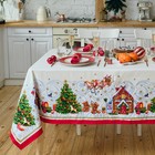 Скатерть новогодняя «Этель. Новогодняя сказка», 150×110 см ±3 см с ГМВО, 100% хлопок - Фото 4