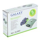 Весы кухонные Galaxy GL 2802, электронные, до 5 кг, LCD-дисплей, серебристые - Фото 5