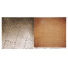 Бумага для скрапбукинга "Льняная ткань", 30.5 х 30.5 см 180 г/м - Фото 2