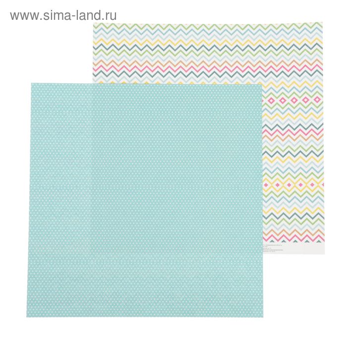 Бумага для скрапбукинга «Летние деньки», 30.5 × 30.5 см, 180 г/м - Фото 1