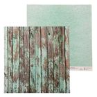 Бумага для скрапбукинга «Мятные досочки», 30.5 × 30.5 см, 180 г/м - Фото 1